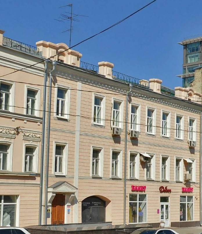 фасад дома, здание по адресу г Москва, ул Валовая, д 32/75 стр 2